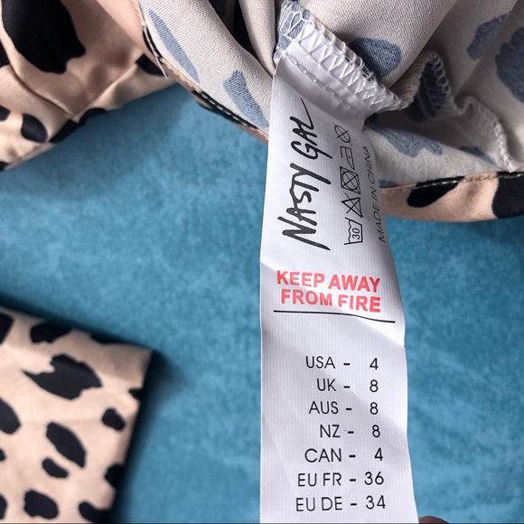 Leopard print fancy satin crop top - Picture 7 of 7